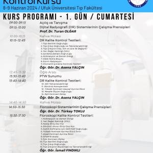 Radyoloji Sistemleri Kalite Kontrol Kursu - Ankara