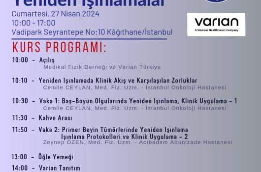 Radyoterapide Vakalar Eşliğinde Yeniden Işınlamalar - İstanbul