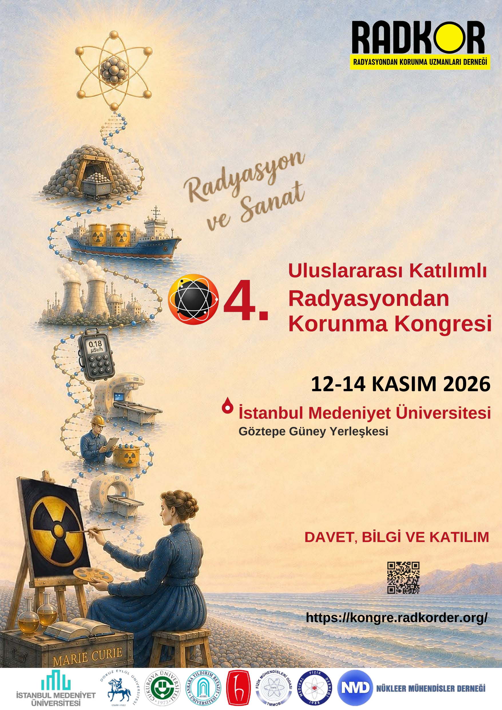 4. Uluslararası Katılımlı Radyasyondan Korunma Kongresi Çağrısı