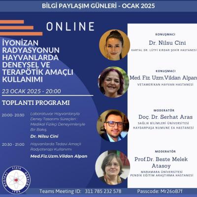 İyonizan Radyasyonun Hayvanlarda Deneysel ve Terapötik Amaçlı Kullanımı - 23 Ocak 2025