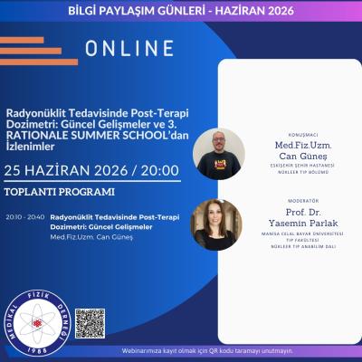 Radyonüklit Tedavisinde Post-Terapi Dozimetri: Güncel Gelişmeler ve 3. RATIONALE SUMMER SCHOOL'dan izlenimler