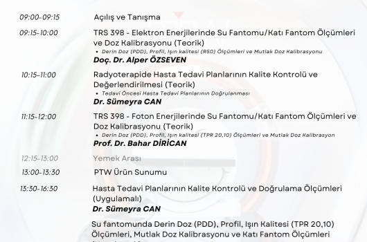 Yeni Başlayanlar İçin Dozimetri Kursu - İstanbul