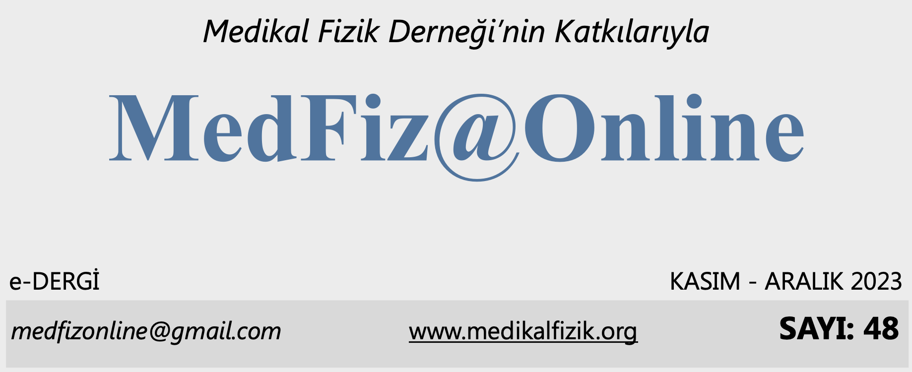 MedFiz@Online-KASIM-ARALIK 2023 SAYI: 48