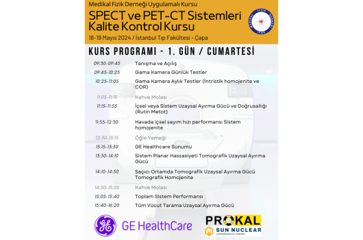 SPECT ve PET-CT Kalite Kontrol Kursu - İstanbul