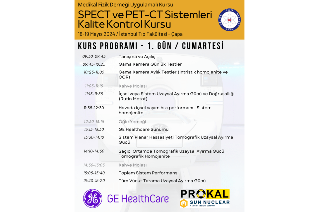 SPECT ve PET-CT Kalite Kontrol Kursu - İstanbul