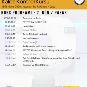 SPECT ve PET-CT Kalite Kontrol Kursu - İstanbul