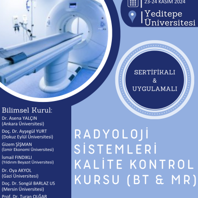 Radyoloji Sistemleri Kalite Kontrol Kursu 2 - İstanbul