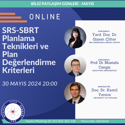 SRS-SBRT Planlama Teknikleri ve Plan Değerlendirme Kriterleri - 30 Mayıs 2024