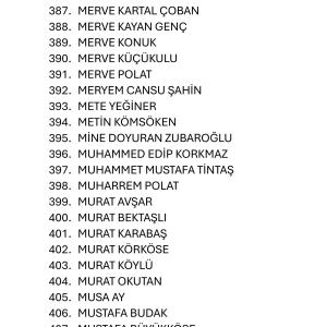 Genel Kurula Katılım Hakkı Olan Üyeler Hakkında Duyuru