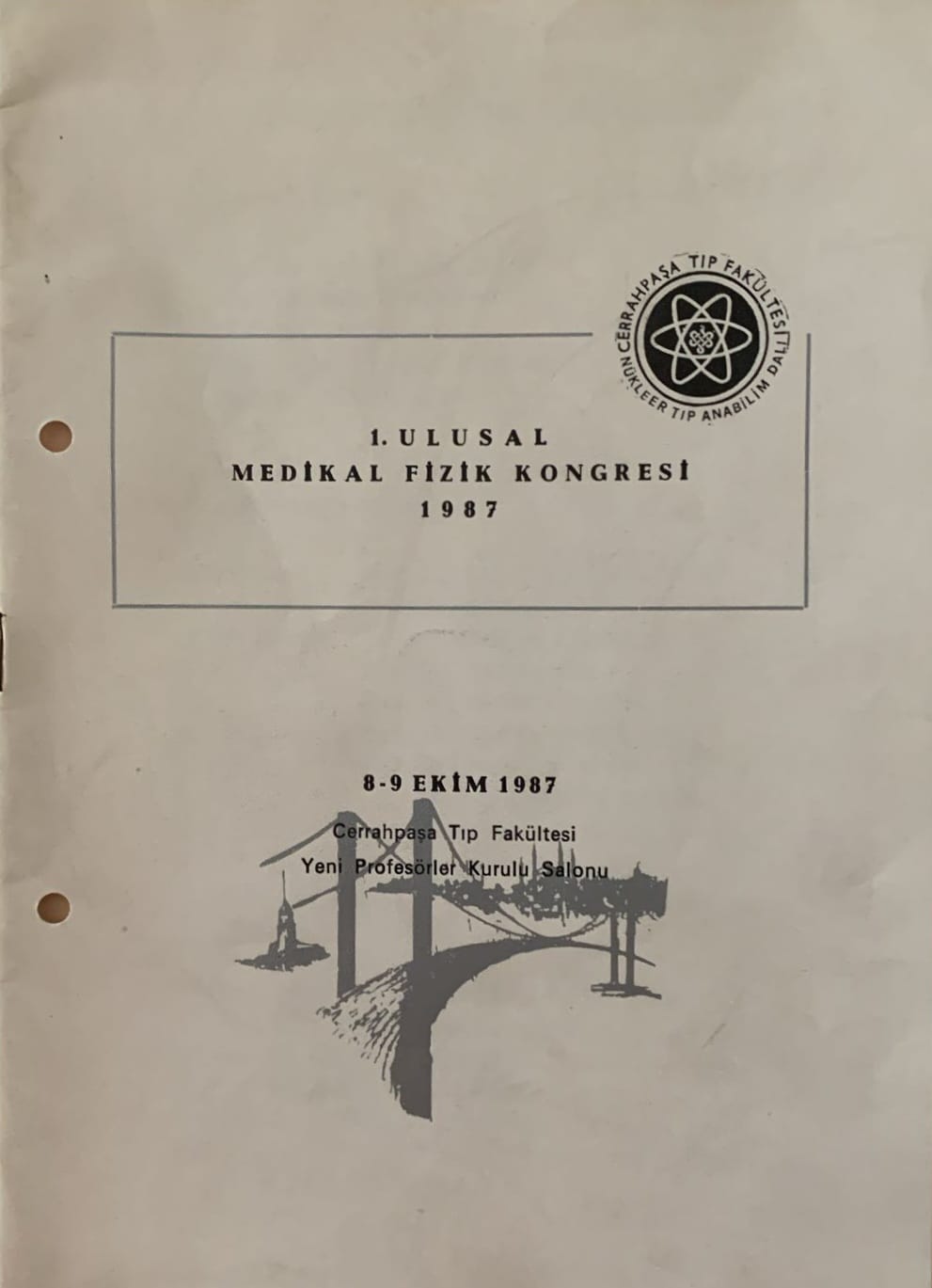 Medika Fizik Derneği - İlk Ulusal Kongre