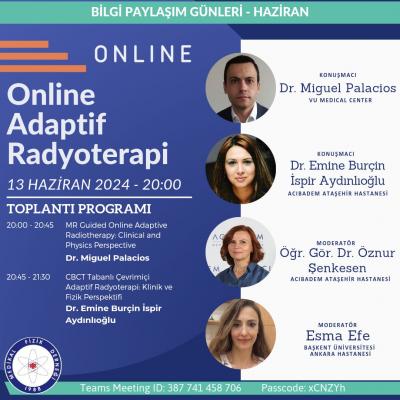 Online Adaptif Radyoterapi - 13 Haziran 2024