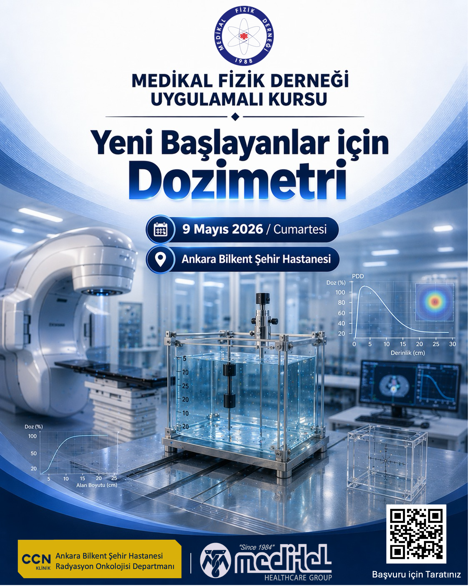 Yeni Başlayanlar için Dozimetre Kursu (Uygulamalı) - Ankara